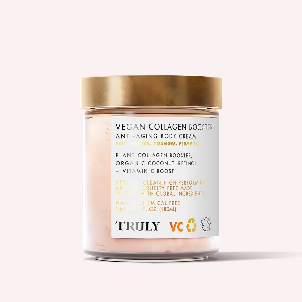 Truly Beauty Vegan Collagen Booster Anti-Aging Body Cream BNWT swirl intact